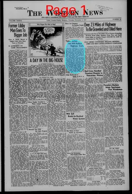 Page thumbnail for The Western News