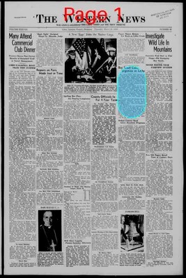 Page thumbnail for The Western News