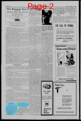 Page thumbnail for The Western News