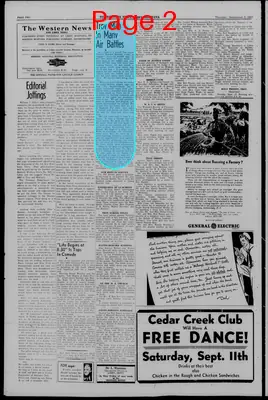 Page thumbnail for The Western News