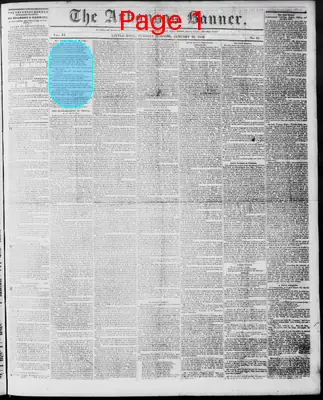 Page thumbnail for The Arkansas Banner
