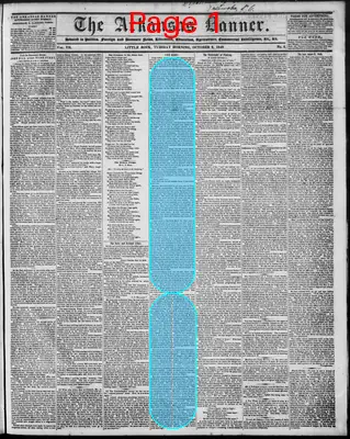 Page thumbnail for The Arkansas Banner
