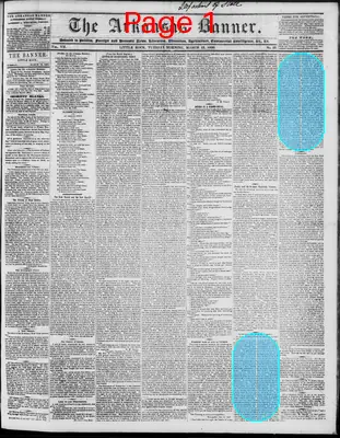 Page thumbnail for The Arkansas Banner