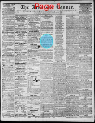 Page thumbnail for The Arkansas Banner