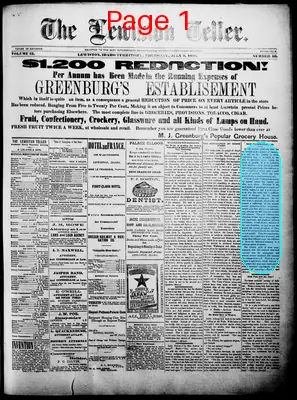Page thumbnail for Lewiston Teller