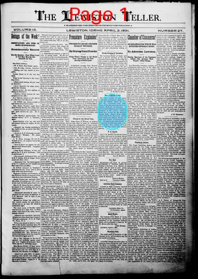 Page thumbnail for Lewiston Teller