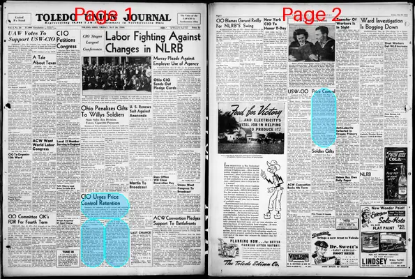 Page thumbnail for Toledo Union Journal