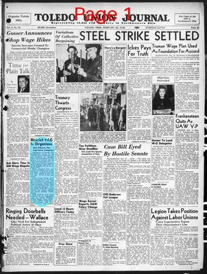 Page thumbnail for Toledo Union Journal