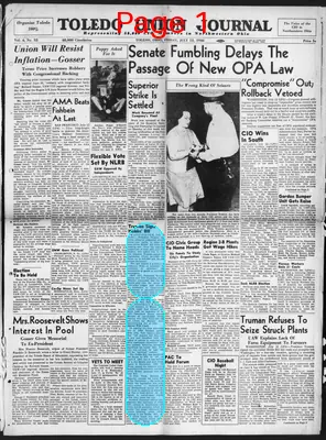 Page thumbnail for Toledo Union Journal
