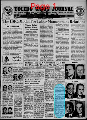 Page thumbnail for Toledo Union Journal