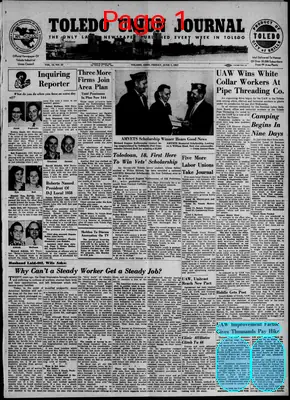 Page thumbnail for Toledo Union Journal