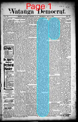 Page thumbnail for Watauga Democrat