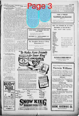 Page thumbnail for Watauga Democrat