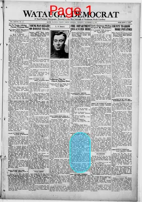 Page thumbnail for Watauga Democrat