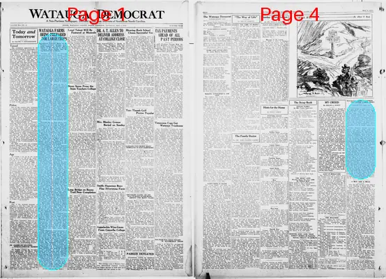 Page thumbnail for Watauga Democrat