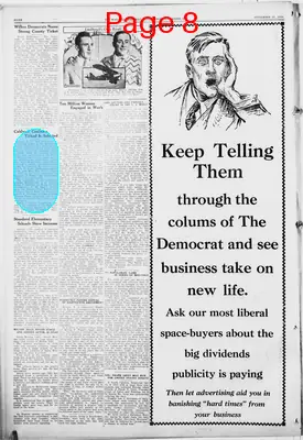 Page thumbnail for Watauga Democrat
