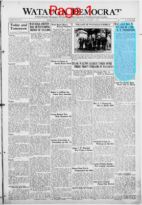 Page thumbnail for Watauga Democrat
