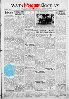 Page thumbnail for Watauga Democrat