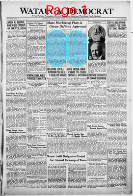Page thumbnail for Watauga Democrat