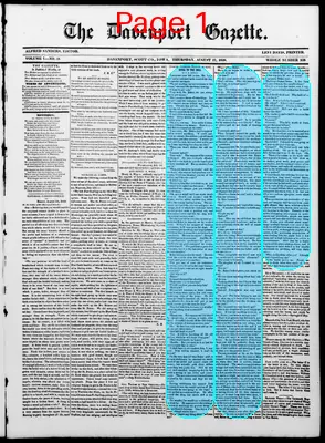 Page thumbnail for The Davenport Gazette