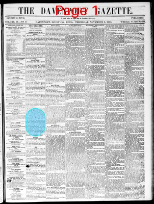 Page thumbnail for The Davenport Gazette