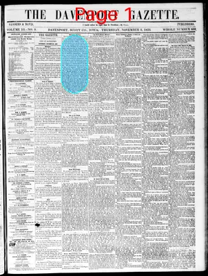 Page thumbnail for The Davenport Gazette