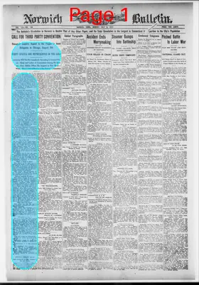 Page thumbnail for Norwich Bulletin
