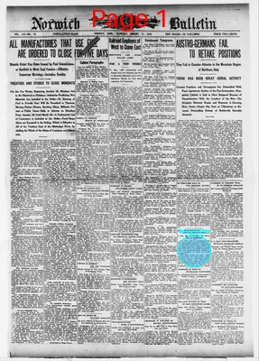 Page thumbnail for Norwich Bulletin