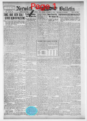 Page thumbnail for Norwich Bulletin
