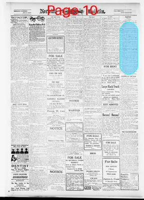 Page thumbnail for Norwich Bulletin