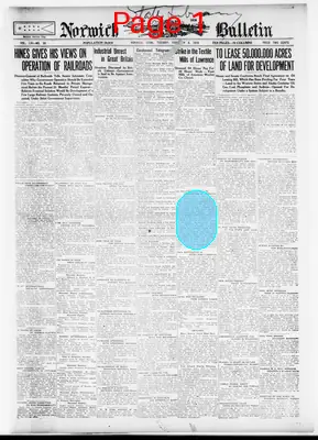 Page thumbnail for Norwich Bulletin