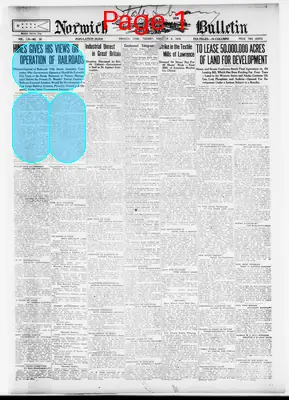 Page thumbnail for Norwich Bulletin