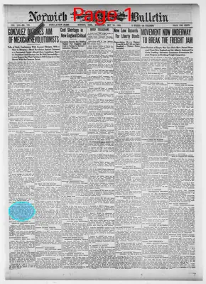Page thumbnail for Norwich Bulletin