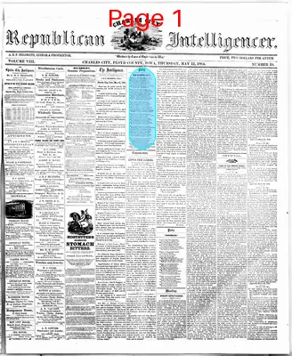 Page thumbnail for Charles City Republican Intelligencer