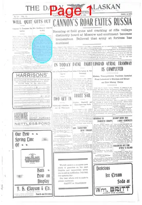 Page thumbnail for The Daily Alaskan