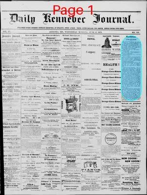 Page thumbnail for Daily Kennebec Journal