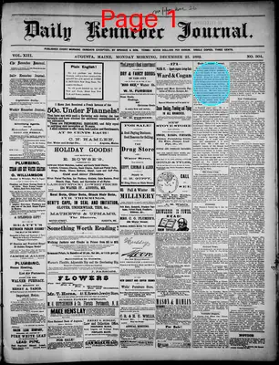 Page thumbnail for Daily Kennebec Journal