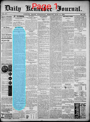 Page thumbnail for Daily Kennebec Journal