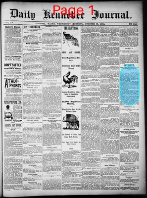Page thumbnail for Daily Kennebec Journal