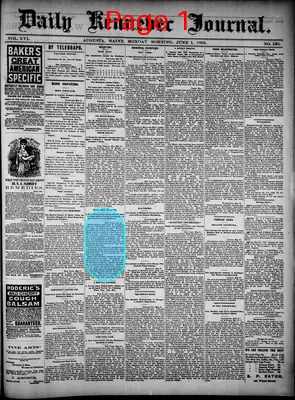 Page thumbnail for Daily Kennebec Journal