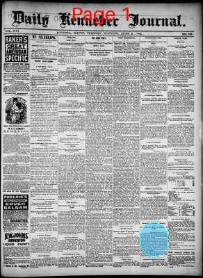 Page thumbnail for Daily Kennebec Journal