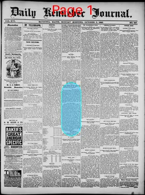 Page thumbnail for Daily Kennebec Journal