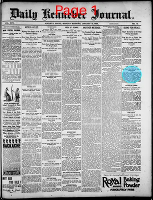 Page thumbnail for Daily Kennebec Journal