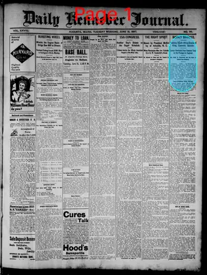 Page thumbnail for Daily Kennebec Journal