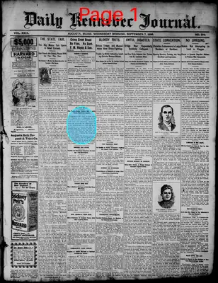 Page thumbnail for Daily Kennebec Journal