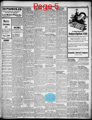 Page thumbnail for Daily Kennebec Journal