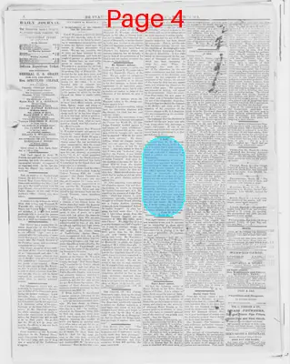 Page thumbnail for The Evansville Journal