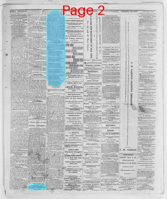 Page thumbnail for The Evansville Journal