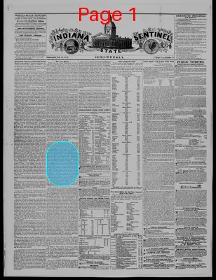 Page thumbnail for Indiana State Sentinel