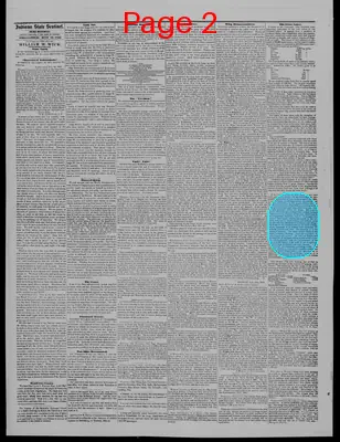 Page thumbnail for Indiana State Sentinel